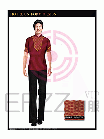 水療會所更衣服務(wù)員制服設(shè)計圖139