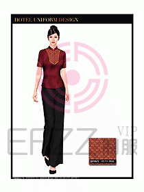 水療會所更衣服務員制服設計圖141