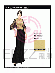 桑拿會(huì)所服務(wù)員制服設(shè)計(jì)圖275