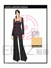 桑拿會所服務(wù)員制服設(shè)計圖278