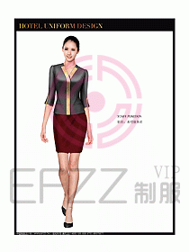 桑拿會所服務員制服設計圖290