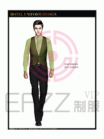 桑拿會所服務員制服設計圖297