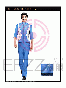 桑拿會所服務(wù)員制服設(shè)計圖307