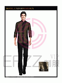 星級酒店門童制服設計圖803