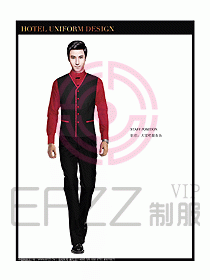 酒店西餐服務員制服設計圖812