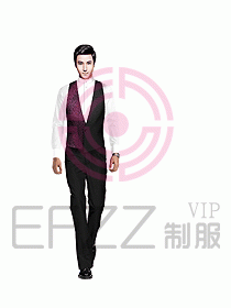 酒店西餐服務員制服設計圖823