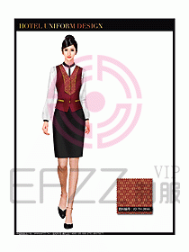 酒店西餐服務(wù)員制服設(shè)計(jì)圖831
