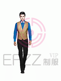 酒店西餐服務員制服設計圖830