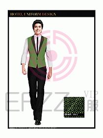 酒店西餐服務(wù)員制服設(shè)計圖840