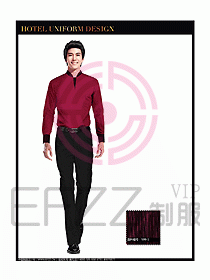 酒店西餐服務員制服設計圖837