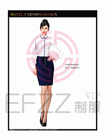 酒店西餐服務員制服設計圖849